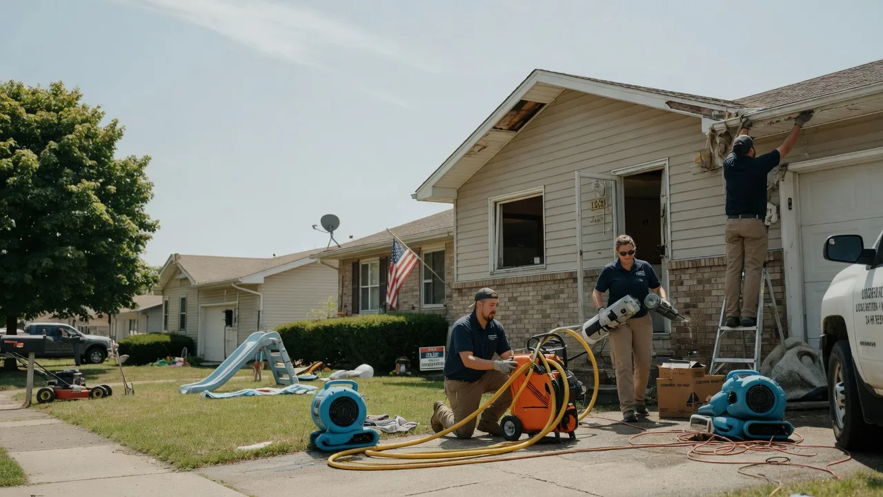 Water Damage Restoration in Evansville, IN near me
